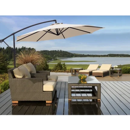 Roof Topi Outdoor Side Pole Umbrella